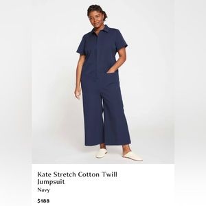 Universal Standard Kate Twill stretch up suit size L - NWT